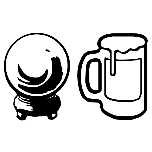 🔮🍺 Emoji Domain black and white Symbola rendering